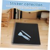 TEHAUX Reusable Sticker Album for Capacity Blank Sticker Organizer with
