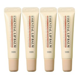 Ten Zero moisturizing lip protector lip care essential lip balm Honey Vita C 9g 4 packs / 텐제로 보습력좋은 입술보호제 입술틀때 립케어 에센셜 립 밤 허니 비타 씨 9g 4개