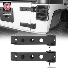 Hooke Road Tailgate Hinge Set for Jeep Wrangler JK 07-18