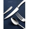 Xideman 16-Piece ​Modern Hammered Cutlery Set with Ultra Sharp 2-in-1