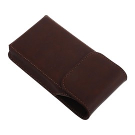 WOONEKY PU Leather Phone Holder with Belt Clip Durable Pouch for Phones Wallets and Keys Versatile Storage with Soft Material for Various Waist