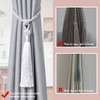 Pretty Jolly 2 Pack Long Tassel Curtain Tiebacks Handmade Braided