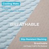 MICROCOSMOS Pet Cooling Mat & Sleeping Pad- Breathable Bubble Surface,