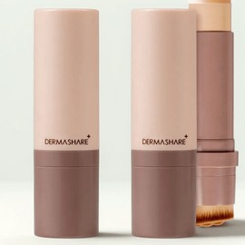 Anjumain Dermashare Vegan Natural Fit Cover Stick Serum Foundation SPF50+ PA+++ 14g, No. 23 Sand, 2 pcs. / 더마쉐어 비건 내추럴 밀착 커버 스틱 세럼 파운데이션 SPF50+ PA+++ 14g, 23호 샌드, 2개