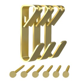 Picture Hangers, 50 lb Heavy Duty Drywall Wall Plaster Large Picture Hangers, Picture Hanging Hooks, Picture Hanging Hardware, Picture Frame Hangers, Painting Wall Hooks for Hanging, 30 Pack