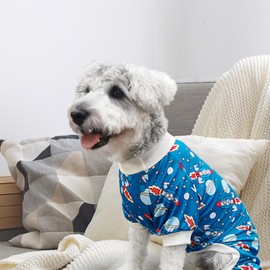 XPUDAC Dog Pajamas Clothes for Small Dogs Boy Girl, Dog Pjs Puppy Onesies Outfits Pet Clothes for Dog Cat Christmas Pajamas, 4 Styles(Animal, Small)