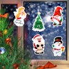 Qpout 24 Pack Christmas Sticky Notes, 2.75x4.3 inch Christmas Theme