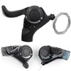 2pcs Bicycle Derailleur, 7 Speed Bicycle Thumb Shifter, Cycling Accessories,