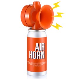 ElectricWise 1 Pack Air Horn 1.4oz, 122dB Loud Air Horns for Safety, Heard Up to 1/2 Mile Away, Small Boat Marine Air Horn Can, Meet US Coast Guard, Emergency Use for Marine Boating