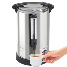 PartyHut 100-Cup XL Coffee Urn Brewing Broiler | Extra Large Commercial Size Coffee Maker | for Events, Fundraisers, Parties, Weddings