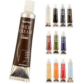 Woodfield Toning Shoe Cream, 0.5 oz (15 g), 12 Colors, Emulsification, Made in Japan, Pumps, Leather Shoes, Business Shoes, Shoe Care, Toning Cream, Dark Brown, 0.5 fl oz (15 ml), dark brown