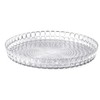 Guzzini - Tiffany Round Tray - Transparent, Diameter 35.6 x