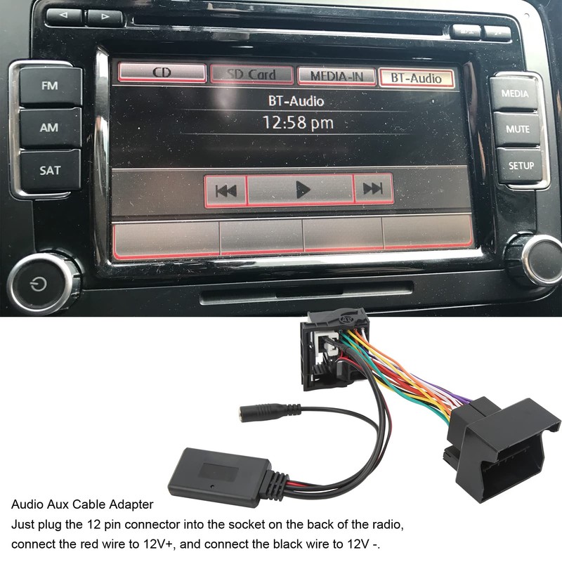 Car Audio AUX Adapter for RCD310 RCD510 RNS310 RNS315 RNS510