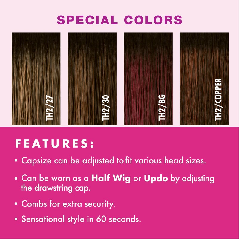 Sensationnel Instant Weave Half Wig - 23 Synthetic Blendwig Adjustable