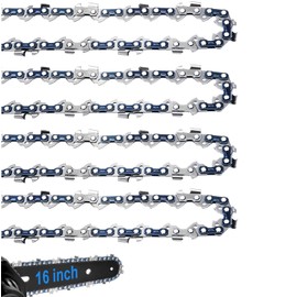 16 Inch Chainsaw Chains, Chainsaw Chain 16 inch, 3/8" LP Pitch, .050" Gauge, 56 Drive Links, 16 Chainsaws Chain Compatible with STIHL Echo Ryobi Ego Dewalt Oregon Chain Saw Chains(4Pack)