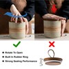 Miamolo Spice Jars with Lid, Coffee Container Kitchen Food Storage
