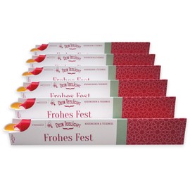 Dein TEELICHT/Frohes Fest/Candlelight & Tea Enjoyment / Set of 6