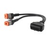 2 in 1 OBD Adapter Diagnostic Scanner 4Pin 6pin to