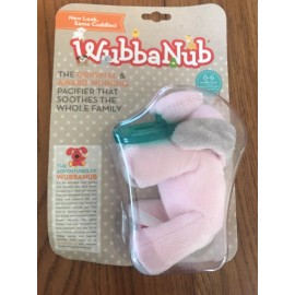 WubbaNub Brand New WubbaNub Pink Elephant Pacifier Ships N 24h