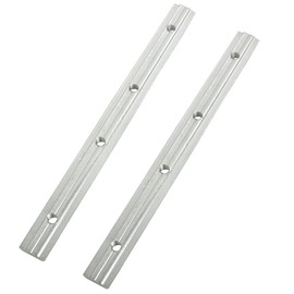 PZRT 2 Sets 3030 Series Aluminum Profile Straight Line Connector, 7 Inch Bracket Fastener with M6 Screw, for T Slot 8mm Aluminum Extrusion Profile Connect Parts
