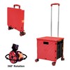Quick Utility Cart Four -Rotate Wheeled Collapsible Handcart with Durable