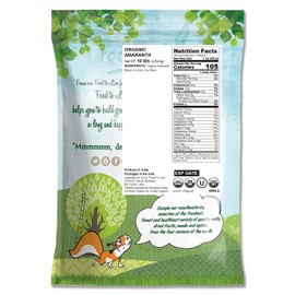 Organic Amaranth Grain, 10 Pounds - Whole Seeds, Non-GMO, Kosher, Vegan, Bulk