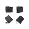 VEROMAN L-Shaped Travel Wallet, L-Shaped Mini Compact Wallet, Travel, Leather,