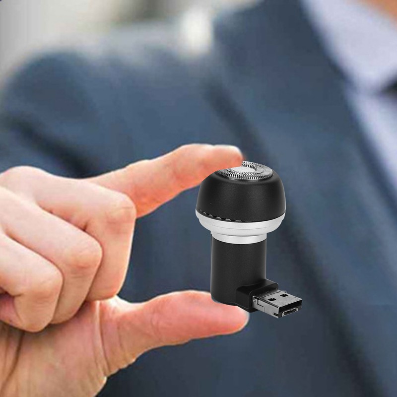 Magnet Adsorption Mobile Phone Electric Beard Shaver Portable Hair Shaver