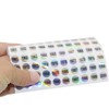 1 to 2000 Round Reflective Laser Number Stickers Self Adhesive