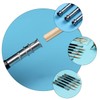 Operitacx Metal 8pcs Plain Pencil Holders Double-ended Pencil Extenders for