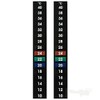 2 x Stick-on Vertical LCD Thermometer - 10C - 40C
