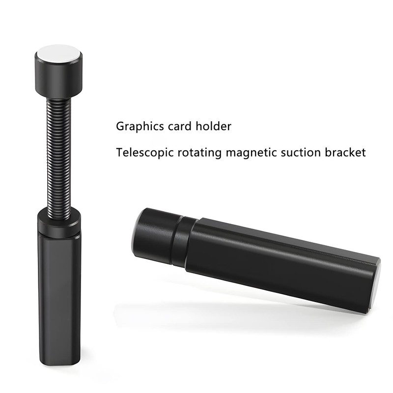 Graphics Card GPU Brace Support, Black Aluminum Alloy Video Card