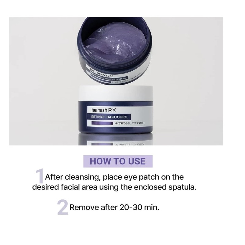 Heimish RX Retinol Bakuchiol Hydrogel Eye Patch (60ea)