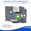 TITBIT Label Tape for Brother TZE231 TZE-231 TZ231 TZ-231 P-Touch