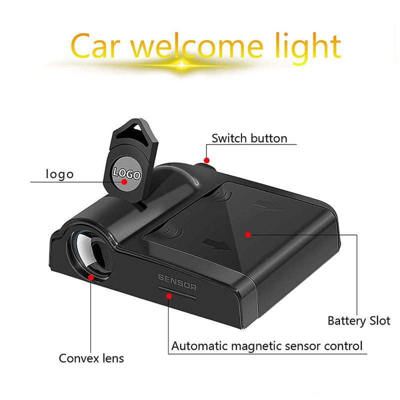 Liuzhi 2Pcs Car Door Projector Logo Light for Blessed Cross