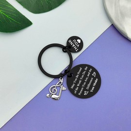 Vadaka Music Teacher Appreciation Gift Music Teacher Keyring Music Themed Gifts Music Lover Gift Music Teacher Thank You Gifts from Students Retirement Christmas Birthday Gift for Music Teacher