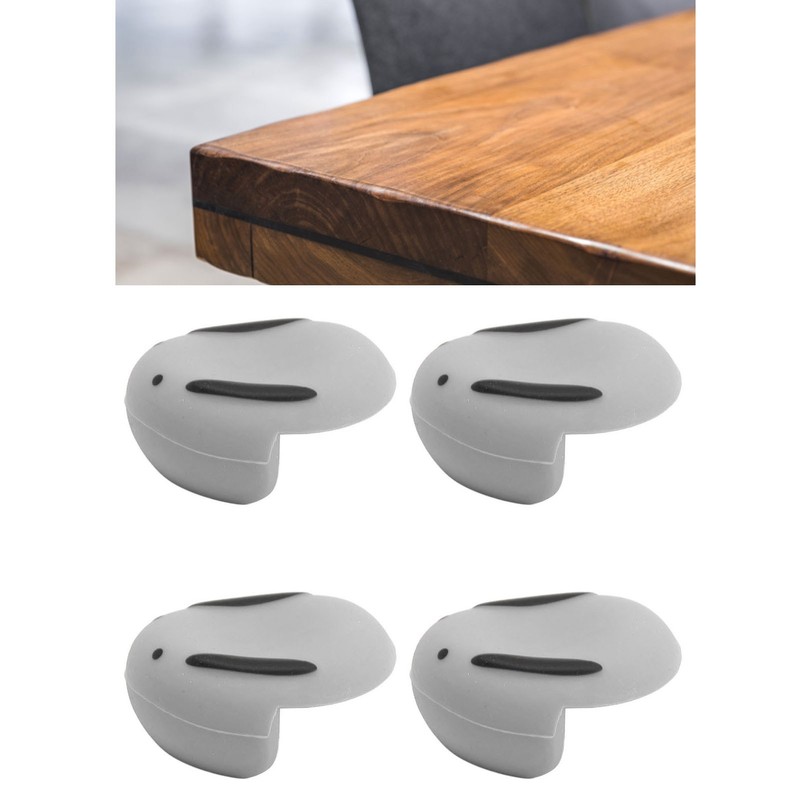12 Pcs Corner Guards Bunny Shape Safe Baby Proofing Furniture