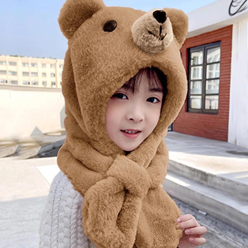 Rayson Children's Winter Hat Girls Boys Hat Scarf Warm Cute