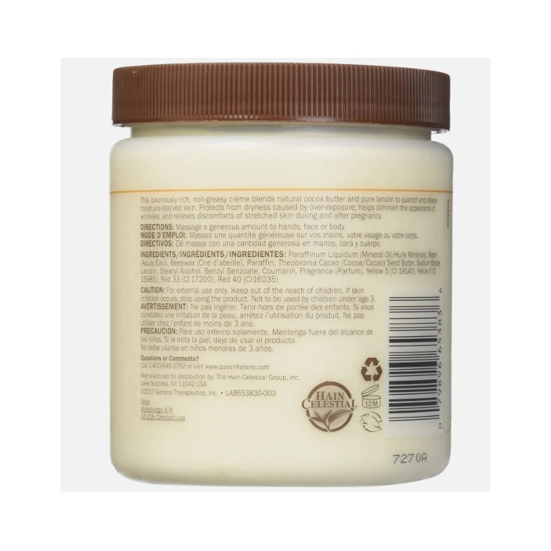 Queen Helene Cream Cocoa Butter 15oz (3 Pack)