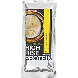 STEADY Fully Nutritional Protein, Protein, 0.9 oz (24 g), Whey, Soy, Dietary Fiber, 75 Billion Lactic Acid Bacteria, Collagen, Silky Cocoa Flavor, RICH RISE Protein, Rich Rise Protein (0.9 oz (25 g