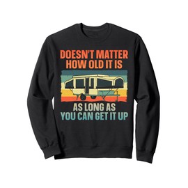Best Pop Up Camper Art For Men Women Pop Up Trailer Camping Sweatshirt