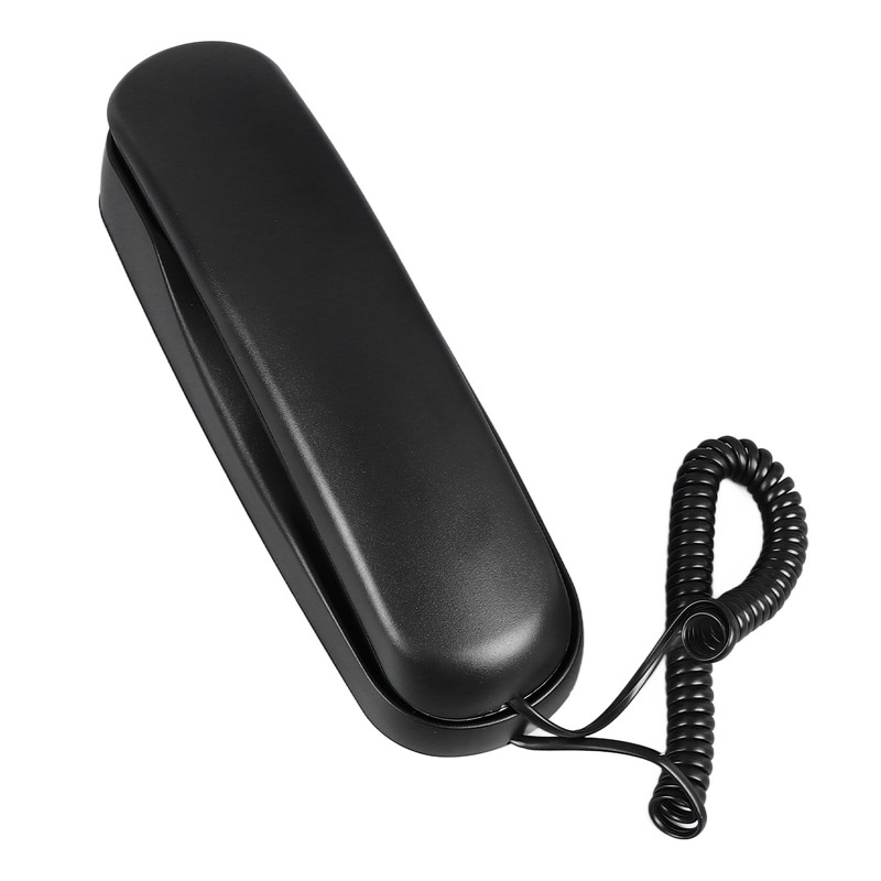 Wall Mountable Telephone Multifunctional Clear Sound Corded Landline Phone for
