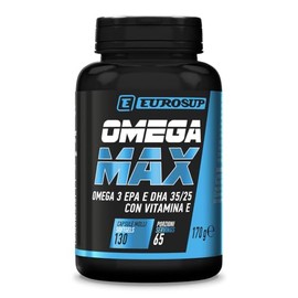 EUROSUP OMEGA MAX | Omega 3 60% | Alta Concentrazione | 130 softgels