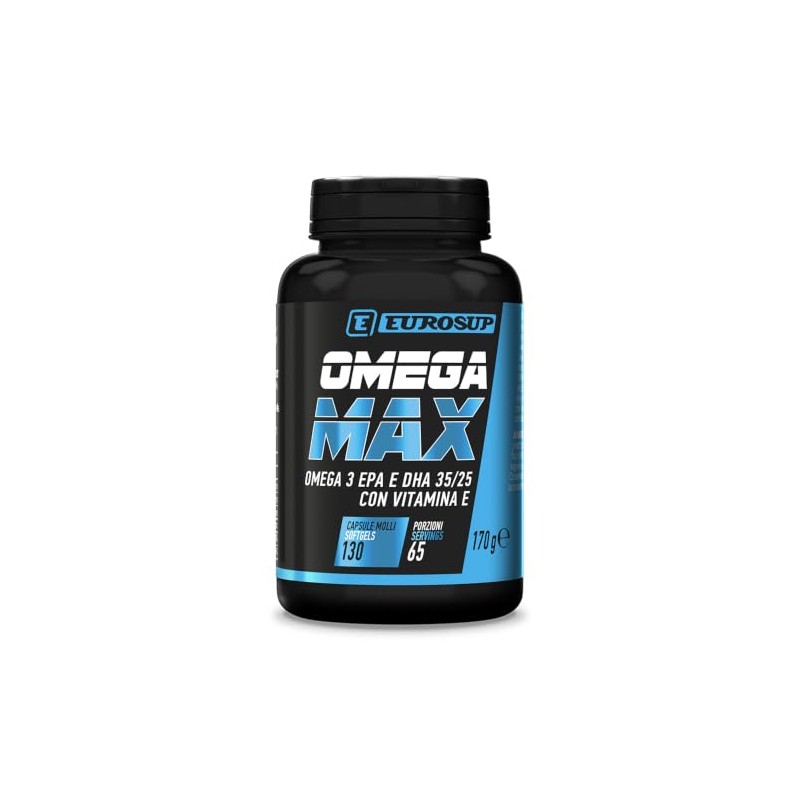 EUROSUP OMEGA MAX | Omega 3 60% | Alta Concentrazione