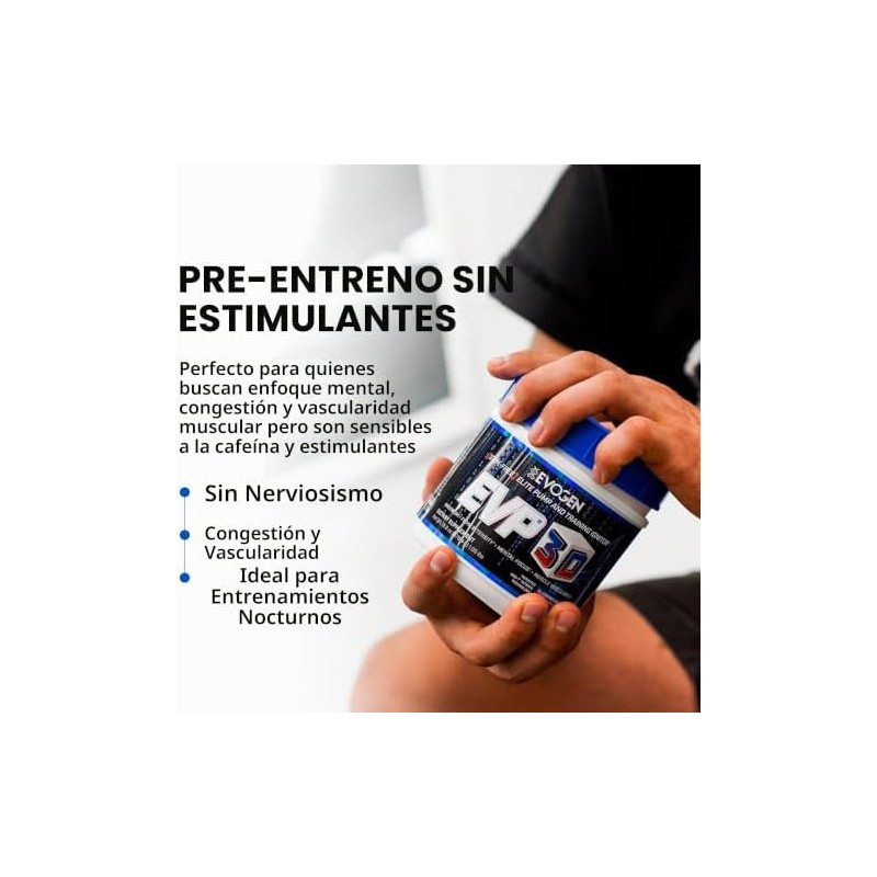 Evogen Evp 3D - Preentrenamiento en Polvo sin Estimulantes