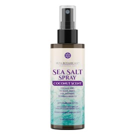 Coconut Sea Salt Spray for Hair - Texturizing Spray Salt Water Spray for Hair with Castor Oil, Aloe Vera, Red Algae Extract, Kelp - Sea Salt Hair Spray with Raspbery, Green Tea Texture Spray (8.8 Oz)