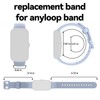 anyloop Silicone Replacement Bands Straps Compatible smart band B1, Quick