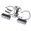 A ABSOPRO Car LED Daytime Running Light Bar 3.4Inch Bumper
