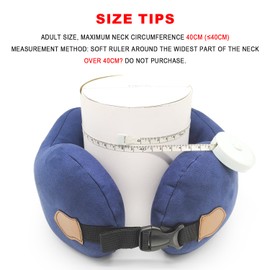 JoyRegia Head Support Travel Pillow - Comfortable, Breathable and Machine Washable. Suitable for Any Sitting Position Head, Neck and Chin Provide Effective Support. Adult