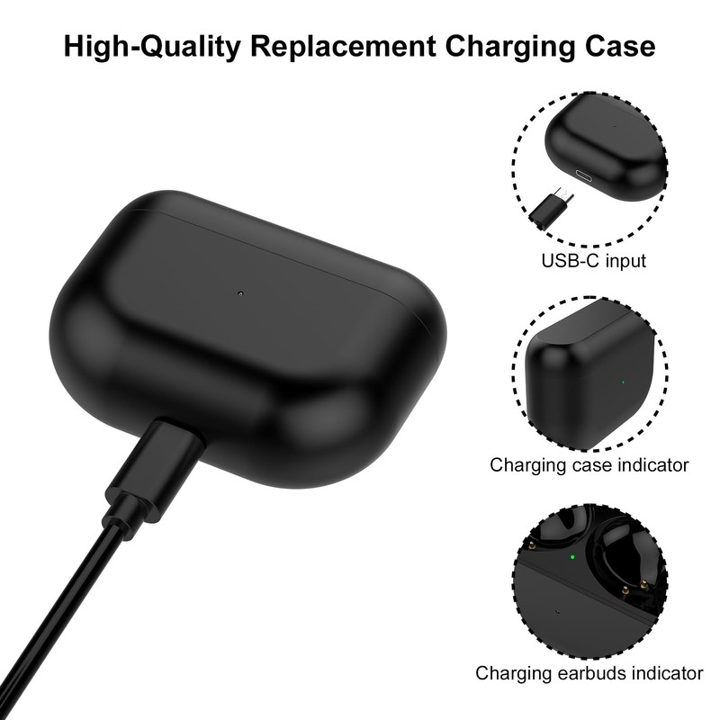 Charging Case Replacement Compatible with Jabra Elite 8 and Jabra